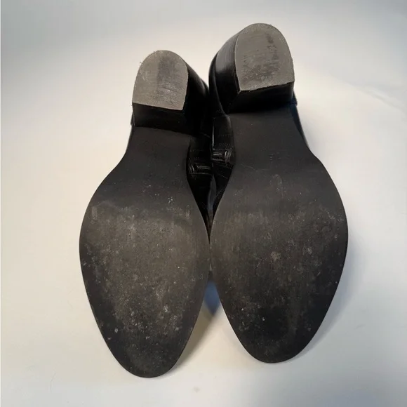 Diba Black Leather Ankle Booties - Picture 7 of 7